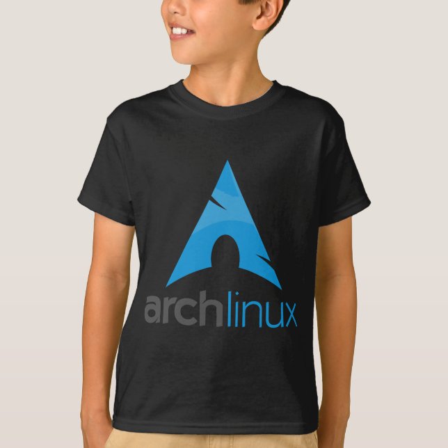T-shirt Arch Linux amant slogan et Logo Open Source Os (Devant)