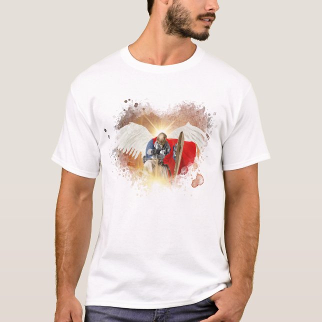 T-shirt Archange Michael Force et Protecteur (Devant)