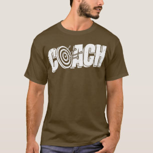 T-shirt Arche de tir à l'arc pour entraîneur traditionnel 
