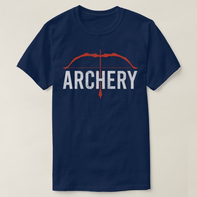 T-shirt Arche Sport Archer Archer Arrow Et Bow (Design devant)