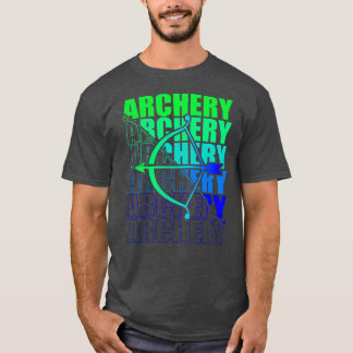 T-shirt Arche Sport Archer Archer Arrow Et Bow 6