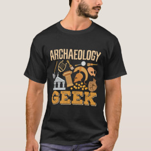T-shirt Archéologie Professeur Geek Professeur Étudiant Ar