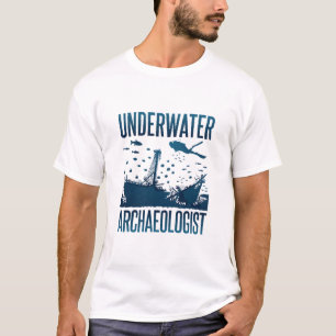 T-shirt Archéologue sous-marin