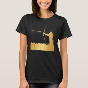 T-shirt Archer Archer Arrow Arrow Gold Funny Party