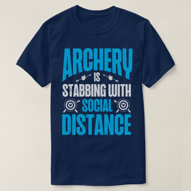 T-shirt Archer Arrow Bow chasse Sport Gift Archer (7) (Design devant)