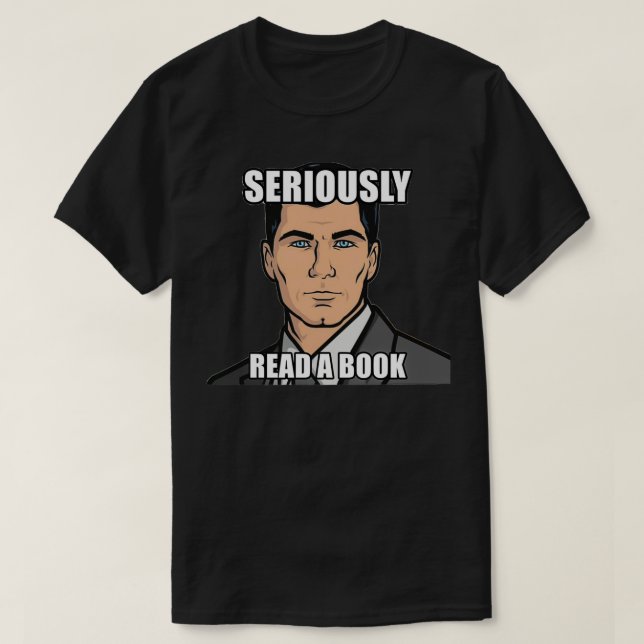 T-shirt Archer Lire Un Livre Comment Vous Obtenez Des Ants (Design devant)