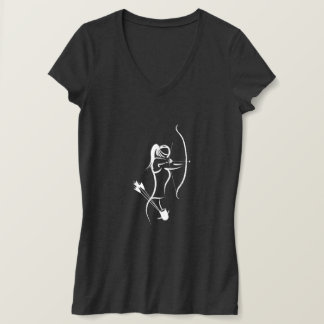 T-shirt Archer récurve pour femmes - Centerpunch (foncé)