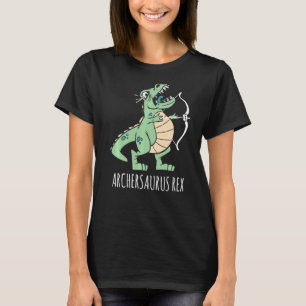 T-shirt Archersaurus Rex Dinosaur rex Dino Archer Tir à l'