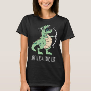 T-shirt Archersaurus Rex Dinosaur rex Dino Archer Tir à l'
