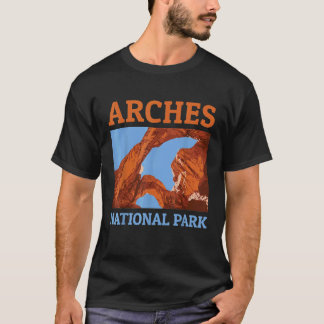 T-shirt Arches National Park Utah Camping Randonnée