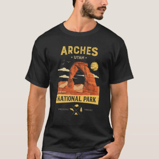 T-shirt Arches Parc national T Delicate Arch Vintage Utah