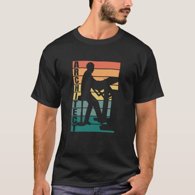 T-shirt Architect architecture interior designer city plan (Devant)