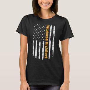 T-shirt Architect de base de données Proud Carrer Vintage 