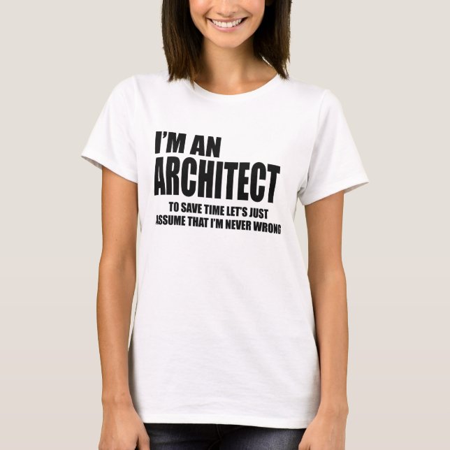 T-shirt architecte (Devant)