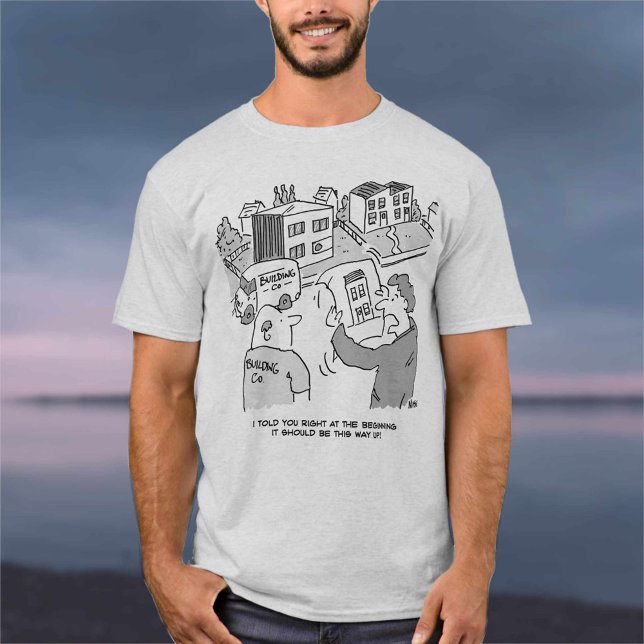 T-shirt Architecte et bâtisseur L'étude des plans d'habita (Créateur téléchargé)