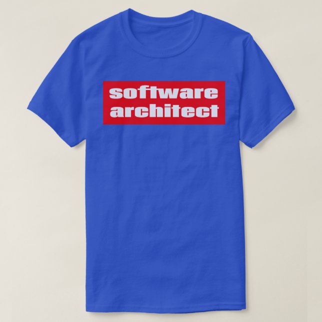 T-shirt Architecte logiciel (Design devant)