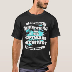 T-shirt Architecte logiciel Superhero Architecte logiciel