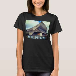 T-shirt Architecture brutaliste soviétique de Vilnius - Li