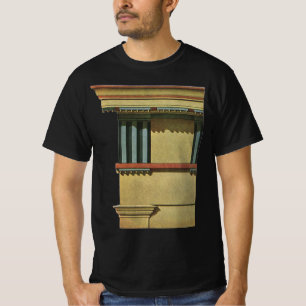 T-shirt Architecture Classique Vintage, Entablement de Tem