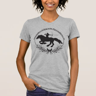 T-SHIRT ARCHITECTURE DE RETOUR EN CHEVAL TIRER LA LUNE