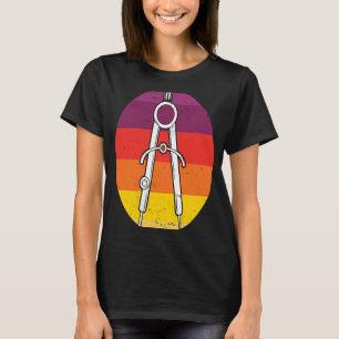 T-shirt Architecture I Compass I Rétro Architecte