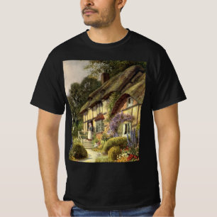 T-shirt Architecture vintage, maison de campagne