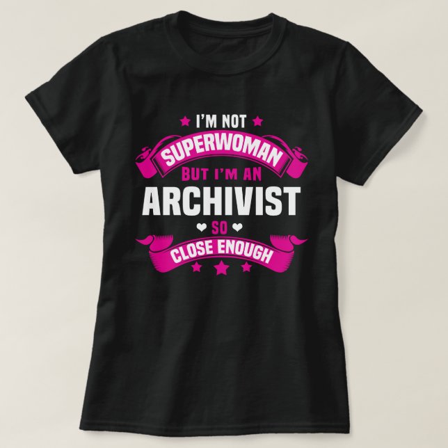 T-shirt Archiviste (Design devant)