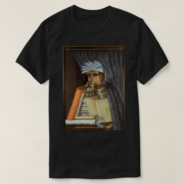 T-shirt Arcimboldo Le Bibliothécaire (Design devant)