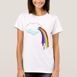 T-shirt Arcs-en-ciel vomissants de nuage