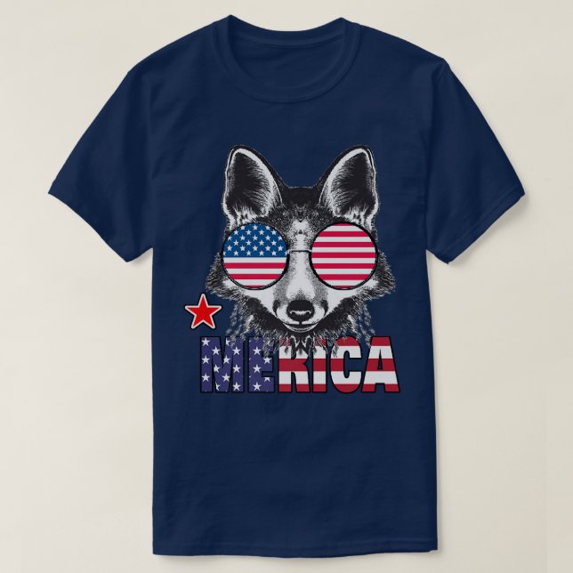 T-shirt Arctic Fmerica 4 juillet Drapeau américain Usa Pre (Design devant)