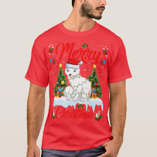 T-shirt Arctic Fo Lover Xmas Lighting Père Noël Arctic Fo