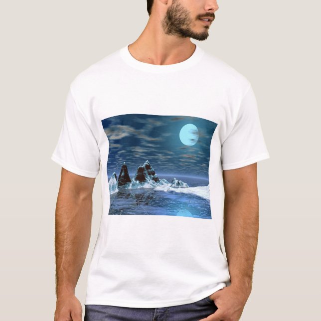 T-shirt Arctique à minuit (Devant)