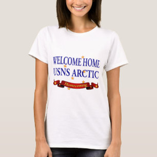 T-shirt Arctique bienvenu de la maison USNS