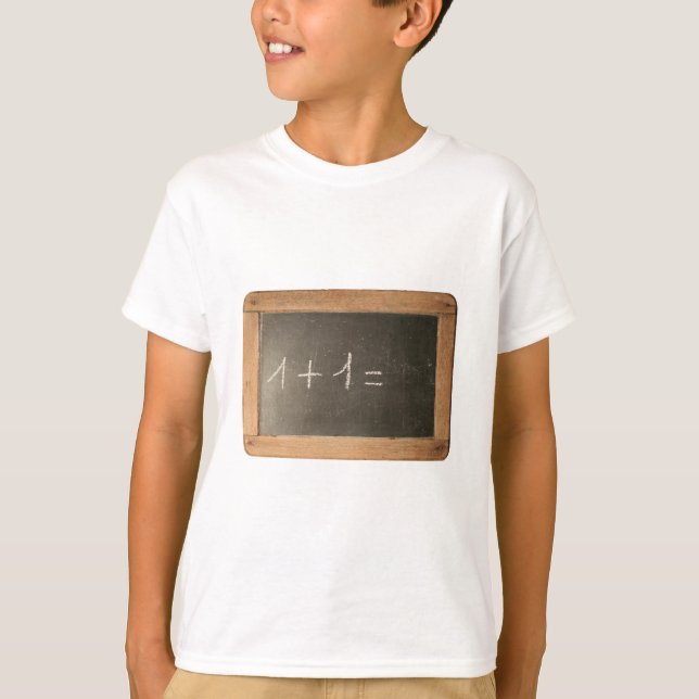 T-shirt Ardoise 04 - Leçons mathématiques (Devant)