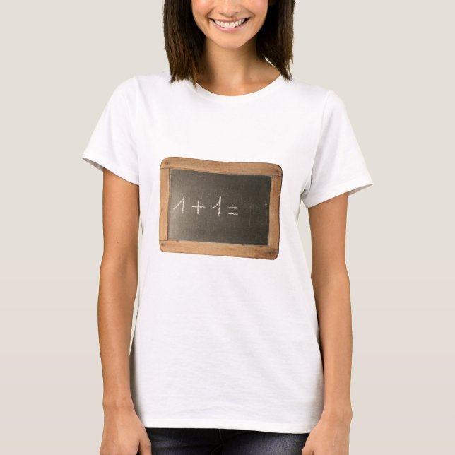 T-shirt Ardoise 04 - Leçons mathématiques (Devant)