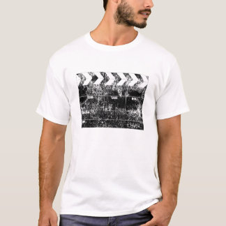 T-shirt Ardoise affligée de film