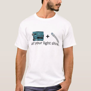 T-shirt Arduino + RVB LED = inspiration