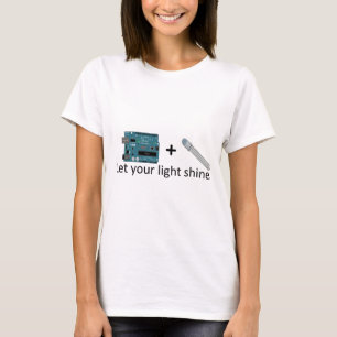 T-shirt Arduino + RVB LED = inspiration