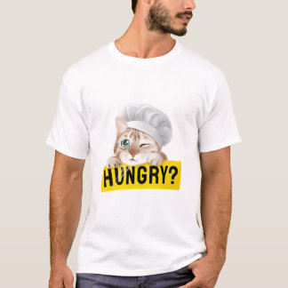 T-shirt are you hungry cat lovers design 