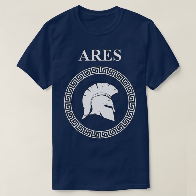 T-shirt Arès Ancien Dieu Grec de Guerre (Design devant)
