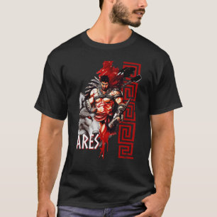 T-shirt Arès Grèce Antique Loup Dieu de la Guerre Mytholog