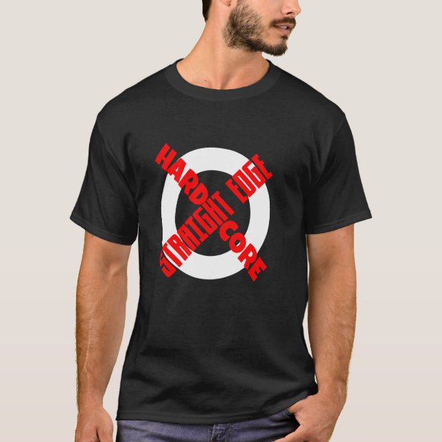 T-shirt Arête droite du noyau dur - Devis d'entraînement d (Devant)