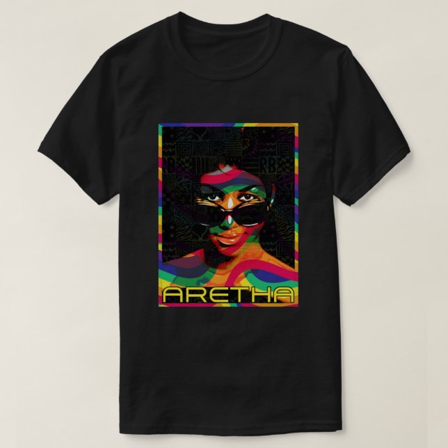 T-shirt Aretha Franklin (Design devant)