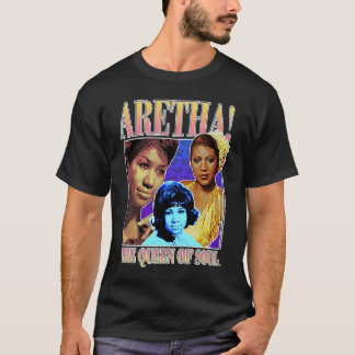 T-shirt Aretha Franklin Triple Reine de l'âme