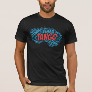 T-shirt Argeninte Tango Music Orchestres Police Word Art
