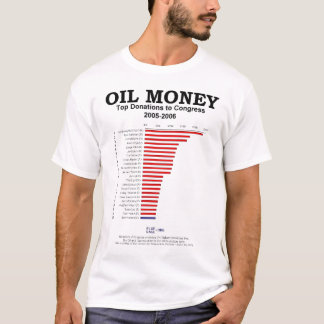T-shirt Argent d'huile au congrès