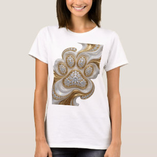 T-shirt Argent ÉDITÉ ART ABSTRAIT Design Abstrait v2