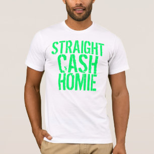 T-shirt Argent liquide droit Homie