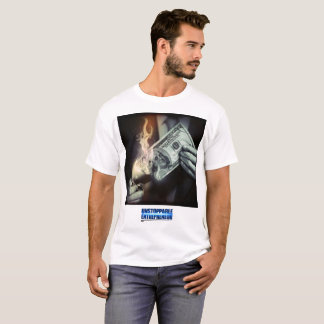 T-shirt argent pour brûler la chemise