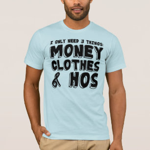 T-shirt Argent, vêtements, et Hos.